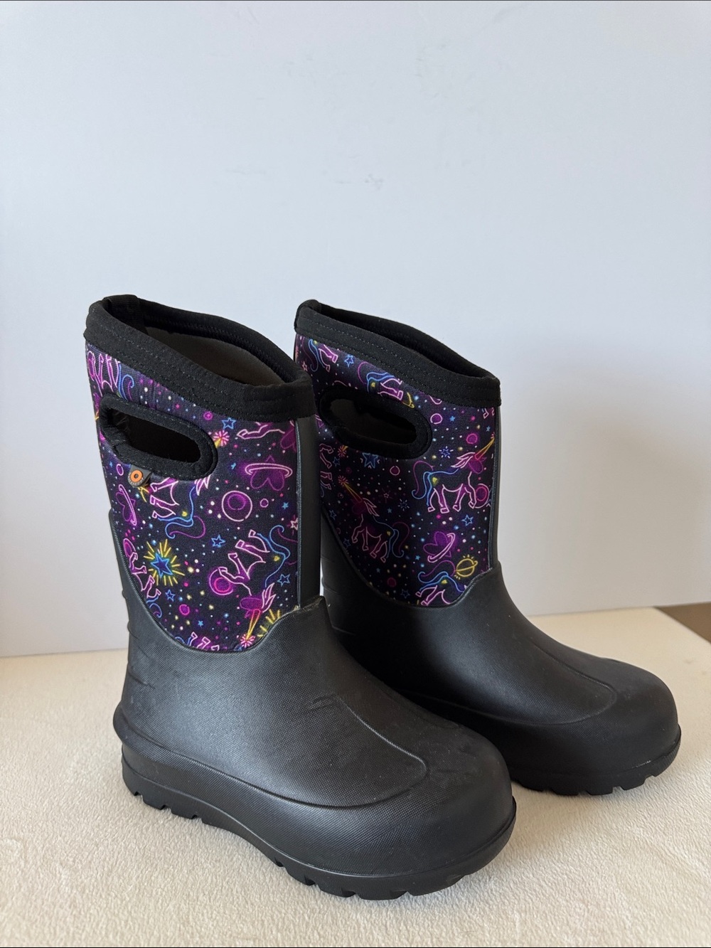 Bogs Neo-Classic Girl's Unicorn Insulated Waterproof Winter Boots